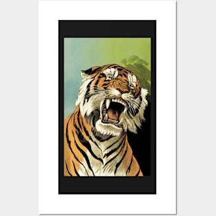 Circus Series Roaring Tiger Posters and Art